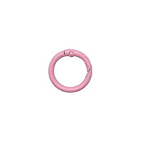 원터치 오픈 키링 - 라이트 핑크 25mm  KR-25-LTPINK