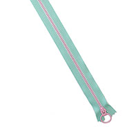 YKK 플라스틱 지퍼 25cm 25-LTGREEN-LTPINK