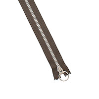 YKK 플라스틱 지퍼 20cm 20-BROWN-GREY