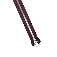 YKK 플라스틱 지퍼 20cm 20-BROWN-LTBLUE