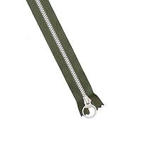 YKK 플라스틱 지퍼 20cm 20-KHAKI-WHITE