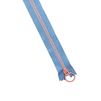 YKK 플라스틱 지퍼 20cm 20-LTBLUE-PINK