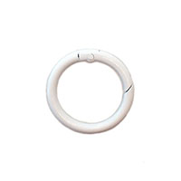 원터치 오픈 키링 - 화이트 33mm KR-33-WHITE
