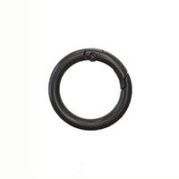 원터치 오픈 키링 - 블랙 33mm KR-33-BLACK