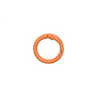 원터치 오픈 키링 - 라이트 오렌지 25mm KR-25-LTORNAGE