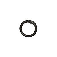원터치 오픈 키링 - 블랙 25mm  KR-25-BLACK