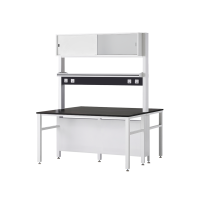 EM-CT 4100C Series 상부 수납장형 중앙실험대 (조합형)