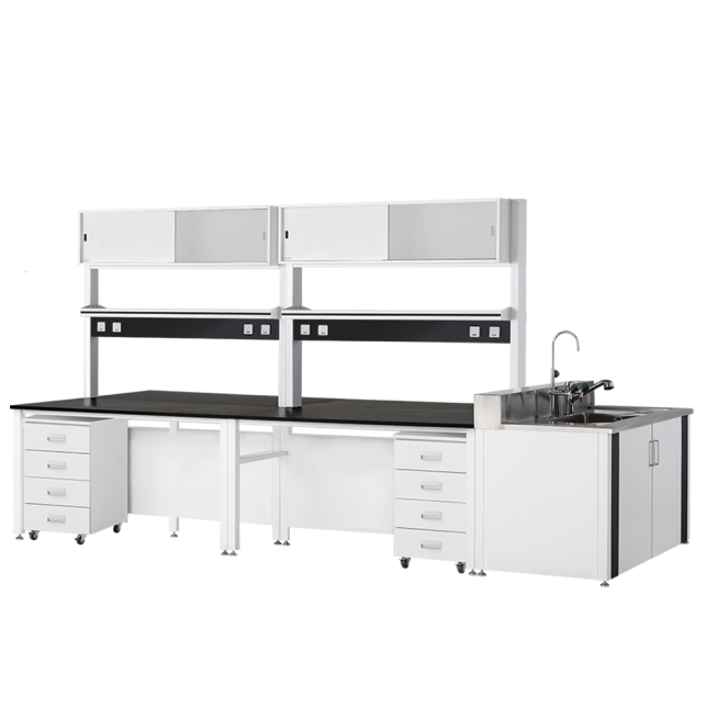 EM-CT 4200 Series 상부 수납장형 중앙실험대