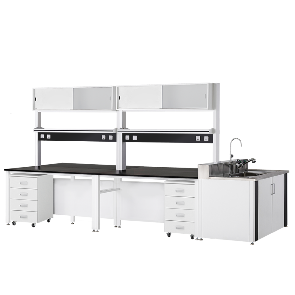 EM-CT 4200 Series 상부 수납장형 중앙실험대