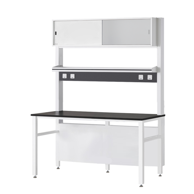 EM-ST 4100C Series 상부 수납장형 벽면실험대 (조합형)