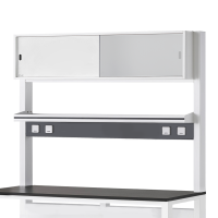 EM-ST 4100C Series 상부 수납장형 벽면실험대 (조합형)