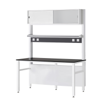 EM-ST 4100C Series 상부 수납장형 벽면실험대 (조합형)