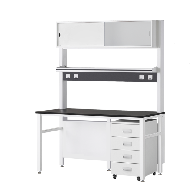 EM-ST 4100 Series 상부 수납장형 벽면실험대