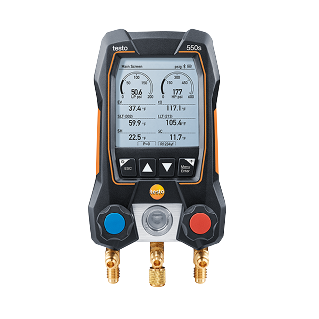 testo 550s 디지털 매니폴드 게이지