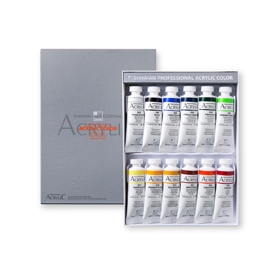 신한 전문가 아크릴컬러 50ml Tube 12색 세트 A
