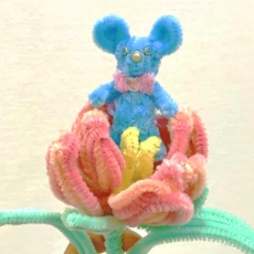 알록달록 파스텔톤 모루 철사 세트 100개입 미술활동 취미활동 미술재료 공예재료 공예