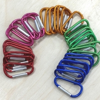 비너 다용도 연결고리 5입 키링 잠금고리 만들기 가방고리 캠핑 등산 스트랩