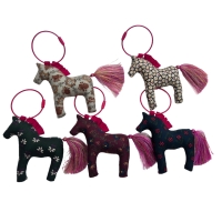 붉은 말 키링 감성 가방 장식 소품 복을 담은 선물