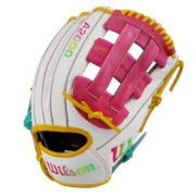 윌슨 A2000 DW5 내야 야구 글러브 12인치 민트 화이트 핑크 WTA2024KRDW5R5
