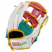 윌슨 A2000 1787 내야 야구 글러브 11.75인치 민트 화이트 핑크 WTA2024KR1787R4