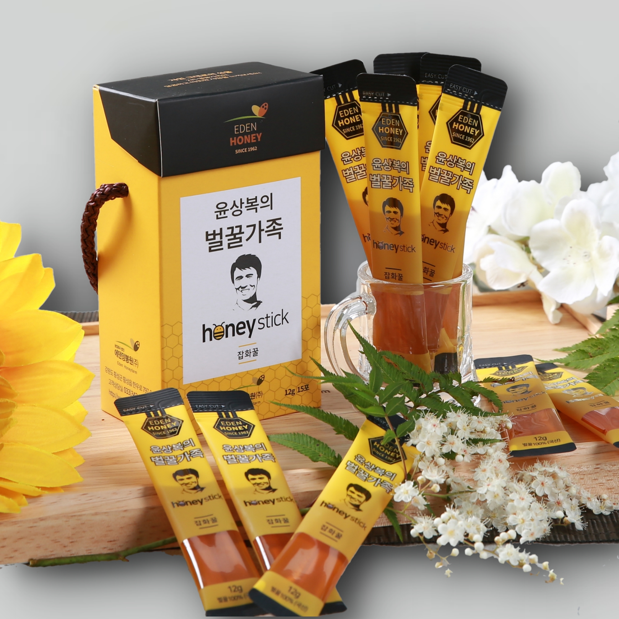 윤상복의 벌꿀가족 - 잡화 스틱꿀 180g