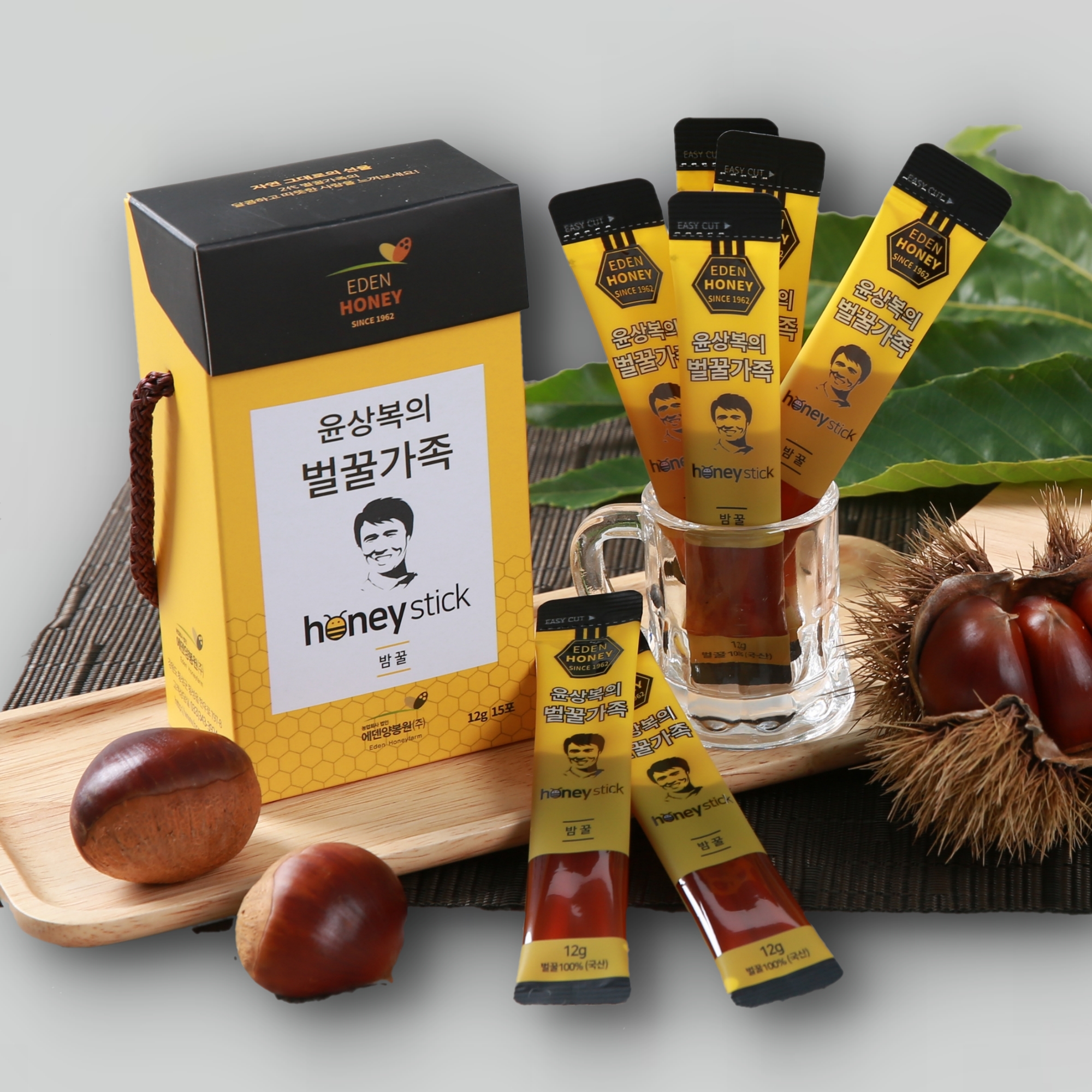 윤상복의 벌꿀가족 - 밤 스틱꿀 180g