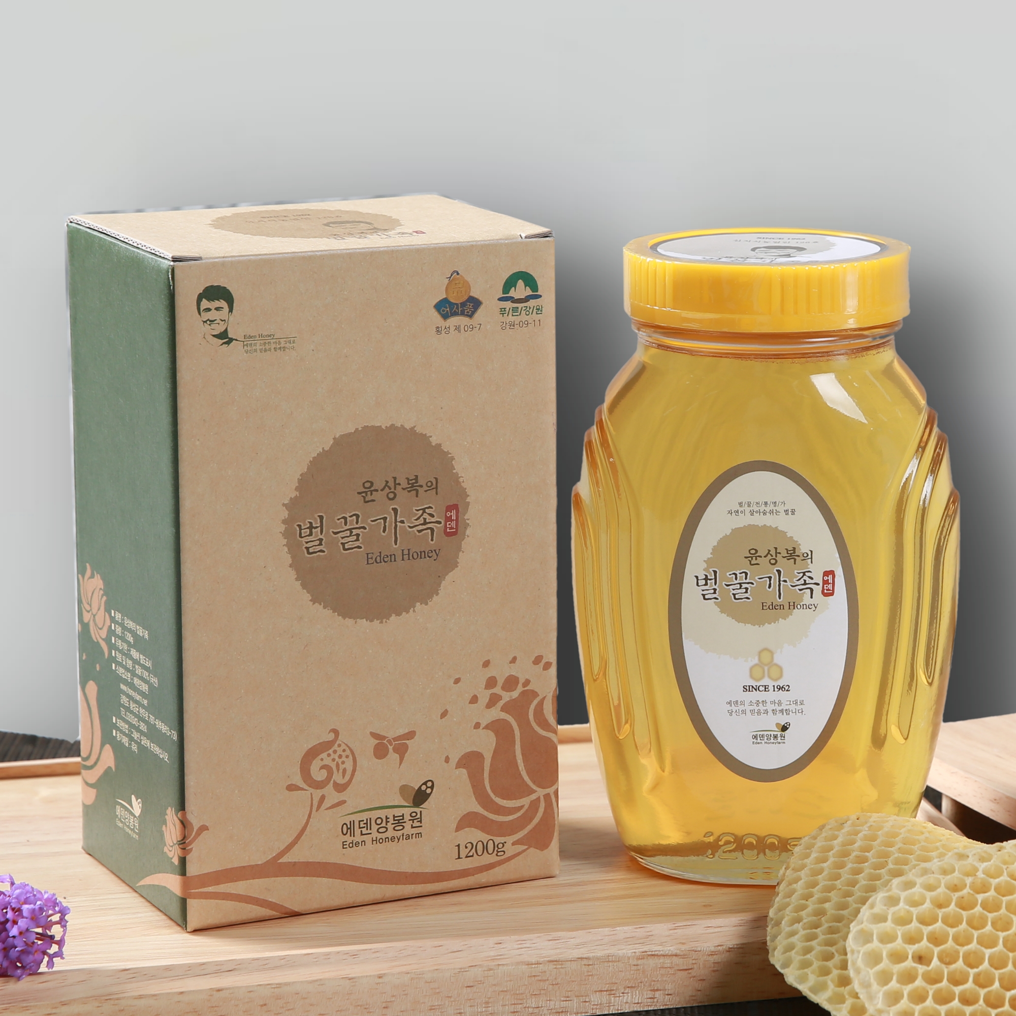 윤상복의 벌꿀가족 - 아카시아꿀 1.2kg