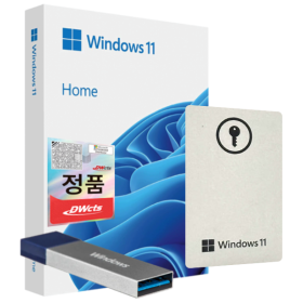한국정품 MS Windows 윈도우 11 Home FPP 한글 USB3.0 처음사용자용 홈 패키지