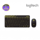 로지텍 MK240 무선 키보드 마우스 데스크탑 블랙 소형 무선 세트