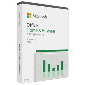 한국정품 마이크로소프트 오피스 2024 기업용 Home Business PKC 영구사용