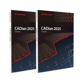 캐디안 2025 클래식 기업용 및 개인용 패키지 영구사용 CADian Classic (2D) 1+1 프로모션