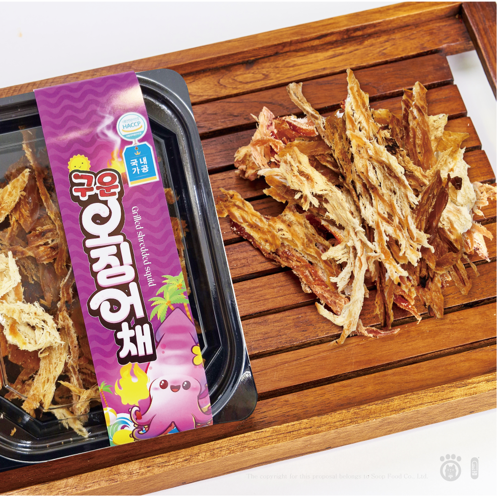 [국내가공] 구운오징어채