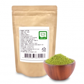 자연미가 유기농 가루녹차 300g 보성산 녹차가루미세분말
