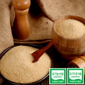 퓨어스윗 유기농 원당 5kg-3kg/친환경 비정제원당 유기농설탕