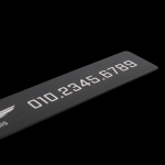 베젤리스 메탈 주차번호판