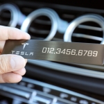 베젤리스 메탈 주차번호판