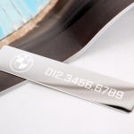 베젤리스 메탈 주차번호판