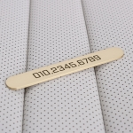 슬림 메탈 주차번호판 황동