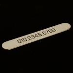 슬림 메탈 주차번호판 황동