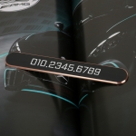 슬림 알로이 주차번호판 아노다이징