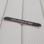 슬림 알로이 주차번호판 아노다이징