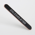 슬림 알로이 주차번호판 아노다이징