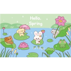 봄배경현수막 연꽃 767