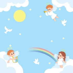 교회주일학교유치부현수막 천사 302