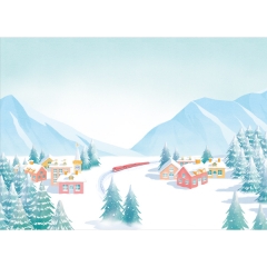 겨울배경현수막 281