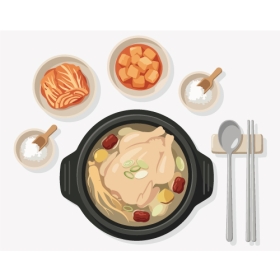 요리현수막 삼계탕 527
