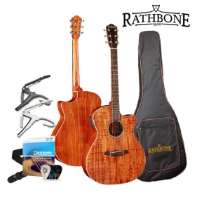 [래스본 통기타 파격세일] Rathbone 래스본 어쿠스틱 기타 - R3KCE (Double-Top) ACOUSTIC GUITAR RATHBONE NO.3 R3KCEX W/BAG (EQ)