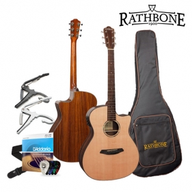 [래스본 통기타 파격세일] Rathbone 래스본 어쿠스틱 기타 - R3SRCE ACOUSTIC GUITAR RATHBONE NO.3 R3SRCEX W/BAG (EQ)