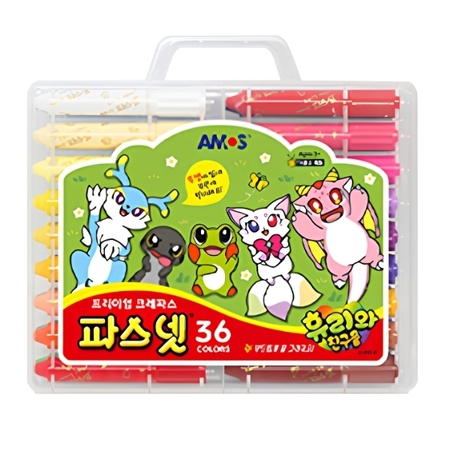파스넷.프리미엄크레파스(36색).아모스