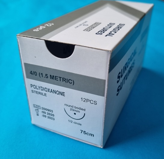 흡수성 봉합사 (Polydioxanone-PDS/PDO)-4.0